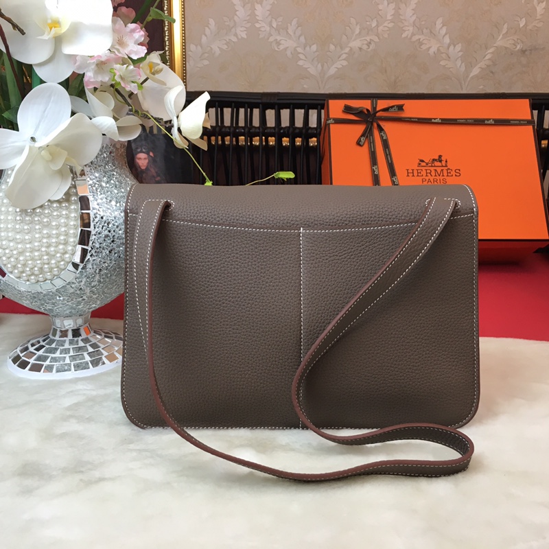 에르메스 할잔백31 그리스메이어 은장 소가죽